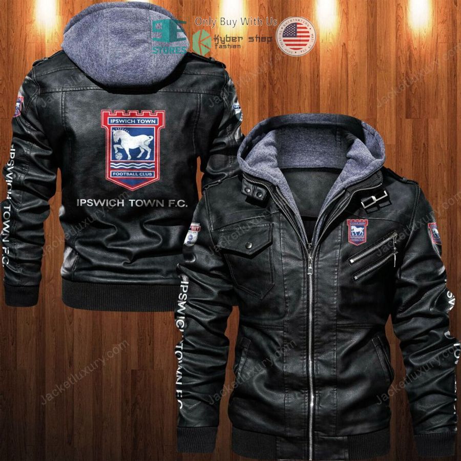 ipswich town f c leather jacket 1 72640