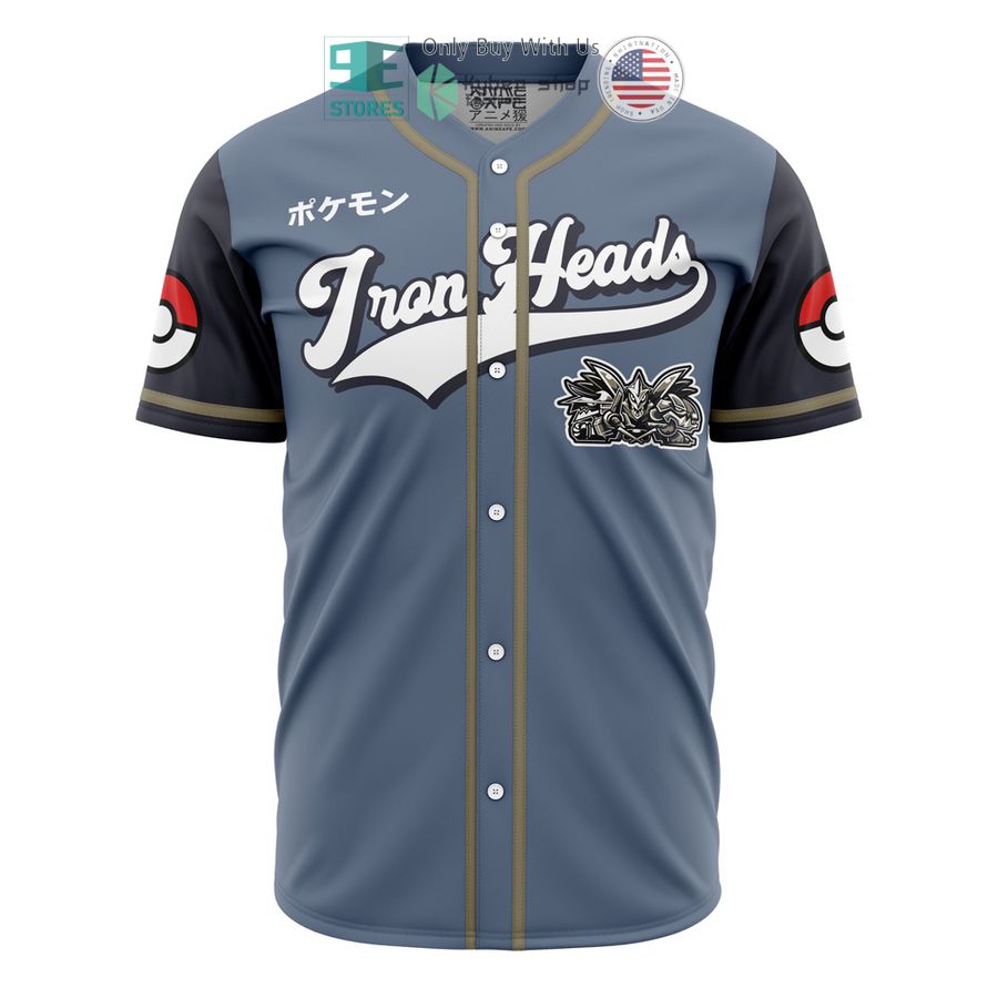 iron heads pokemon baseball jersey 1 28341