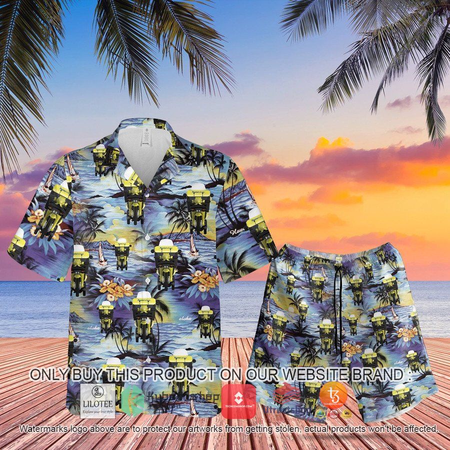 italy poste italiane scooter hawaiian shirt beach shorts 1 1949