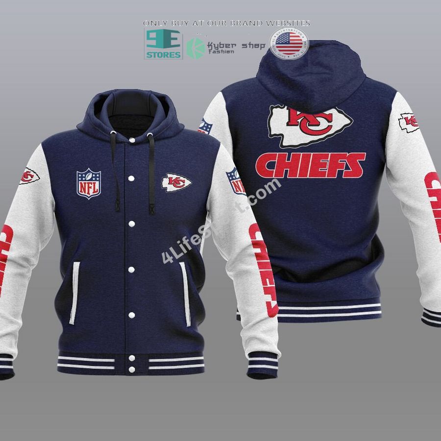 NEW Kansas City Chiefs Hoodie Varsity Jacket 4 kansas city chiefs baseball hoodie jacket 4 82761