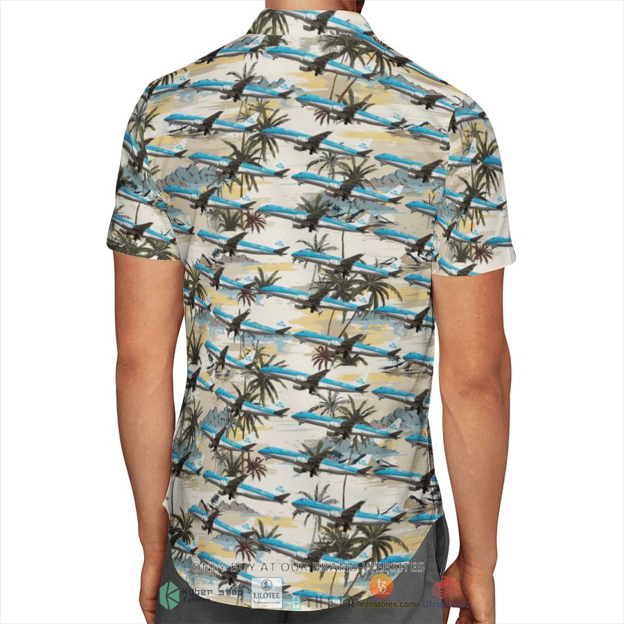 BEST KLM Royal Dutch Airlines Embraer 190 Hawaiian Shirt 6 klm royal dutch airlines embraer 190 short sleeve hawaiian shirt 6 31274