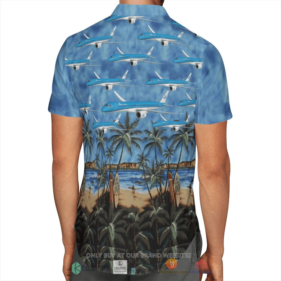 BEST KLM Royal Dutch Airlines Embraer E195-E2 Hawaiian Shirt 5 klm royal dutch airlines embraer e195 e2 short sleeve hawaiian shirt 5 77343