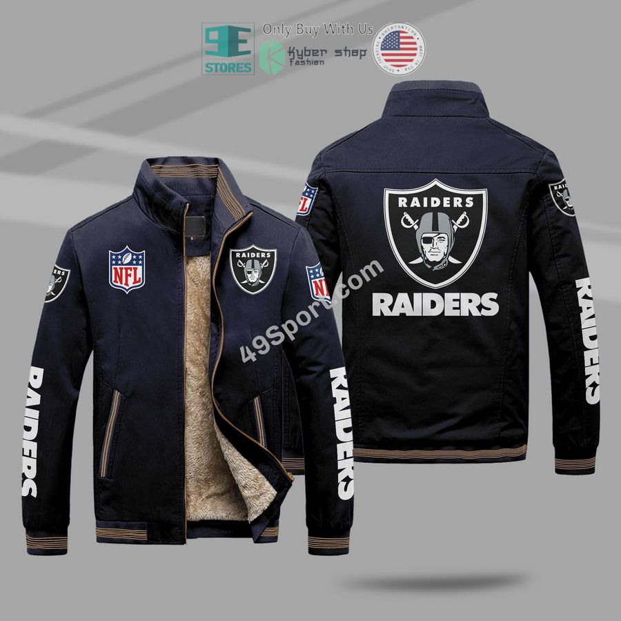NEW Las Vegas Raiders Winter Plush Mountainskin Jacket 3 las vegas raiders mountainskin jacket 3 79506
