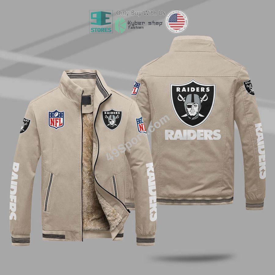 NEW Las Vegas Raiders Winter Plush Mountainskin Jacket 5 las vegas raiders mountainskin jacket 5 49535