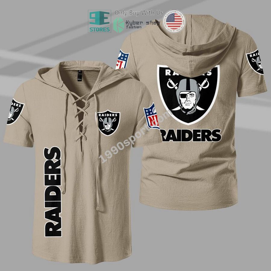 NEW Las Vegas Raiders NFL Men Drawstring Shirt 3 las vegas raiders nfl drawstring shirt 3 40228