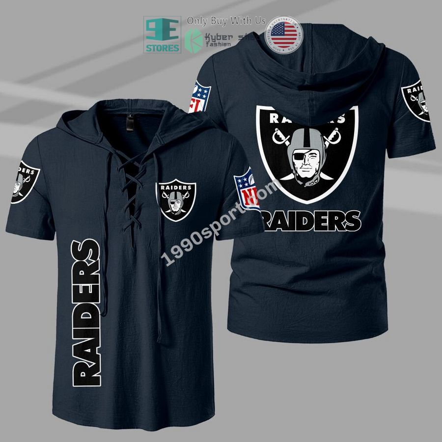 NEW Las Vegas Raiders NFL Men Drawstring Shirt 4 las vegas raiders nfl drawstring shirt 4 43098