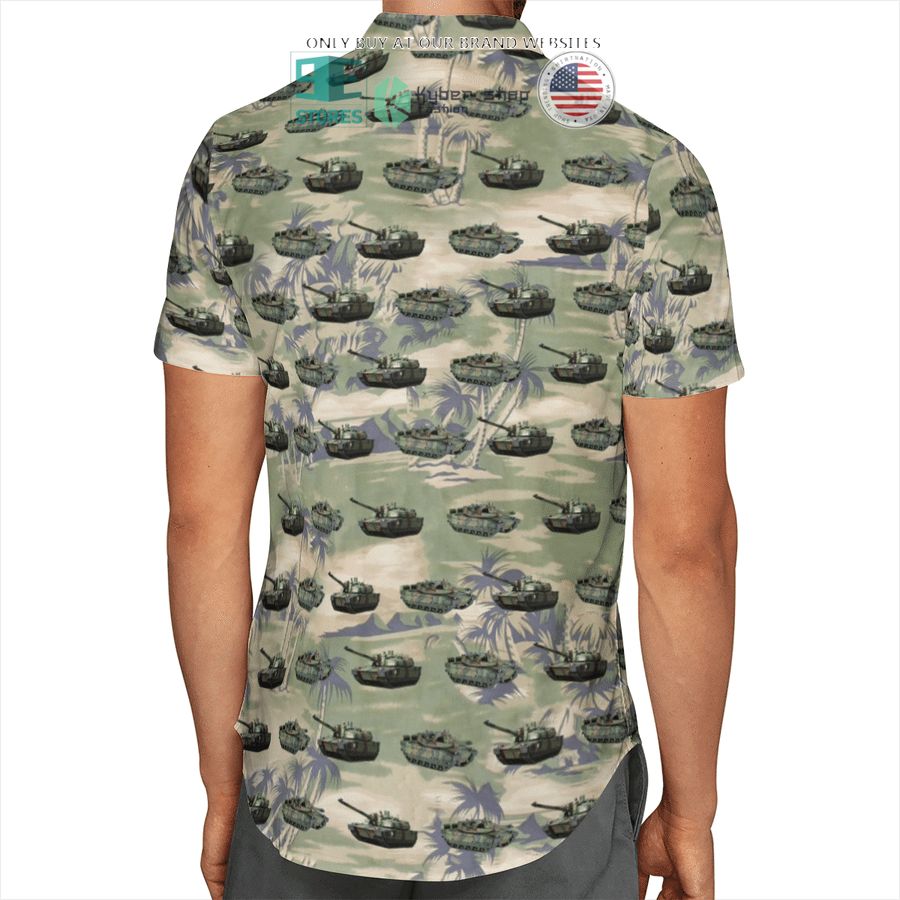 NEW Leclerc French Army green Hawaii Shirt, Shorts 6 leclerc french army green hawaiian shirt shorts 6 35113