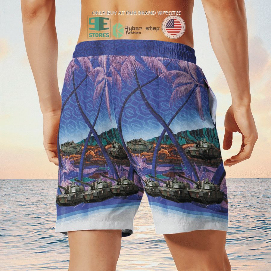 NEW Leclerc French Army purple Hawaii Shirt, Shorts 20 leclerc french army purple hawaiian shirt shorts 20 3051
