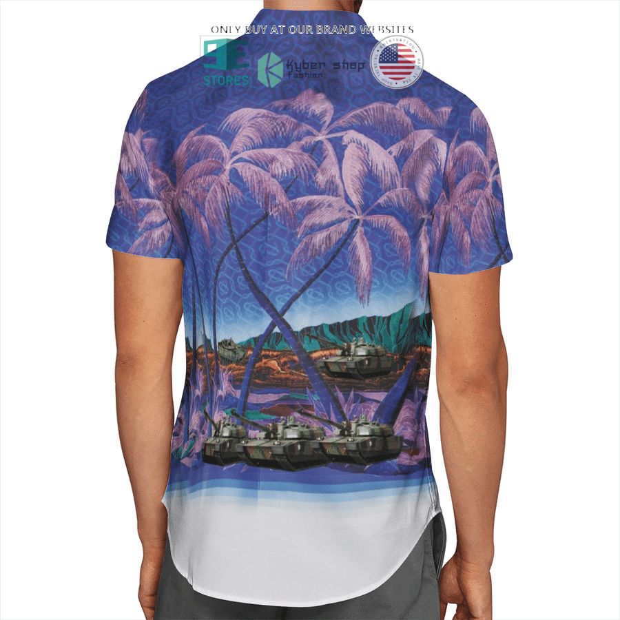 NEW Leclerc French Army purple Hawaii Shirt, Shorts 6 leclerc french army purple hawaiian shirt shorts 6 72334