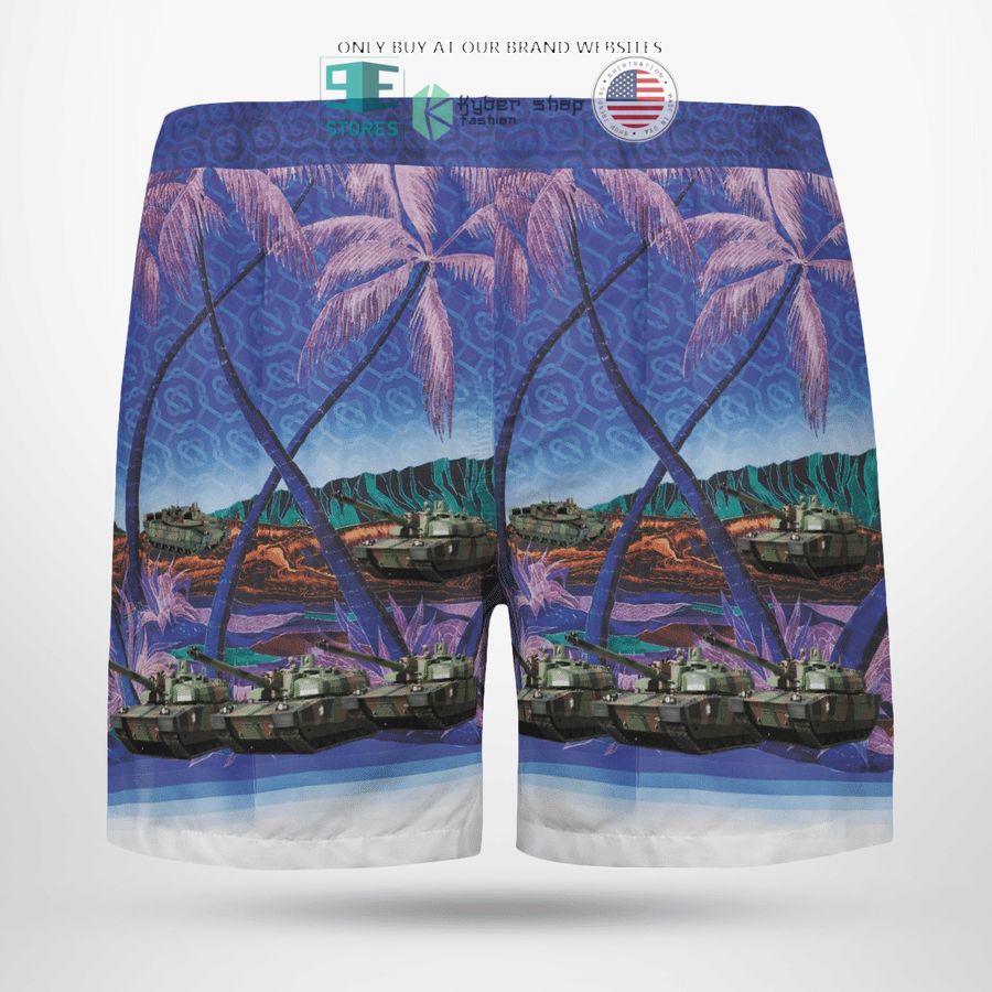 NEW Leclerc French Army purple Hawaii Shirt, Shorts 8 leclerc french army purple hawaiian shirt shorts 8 11743