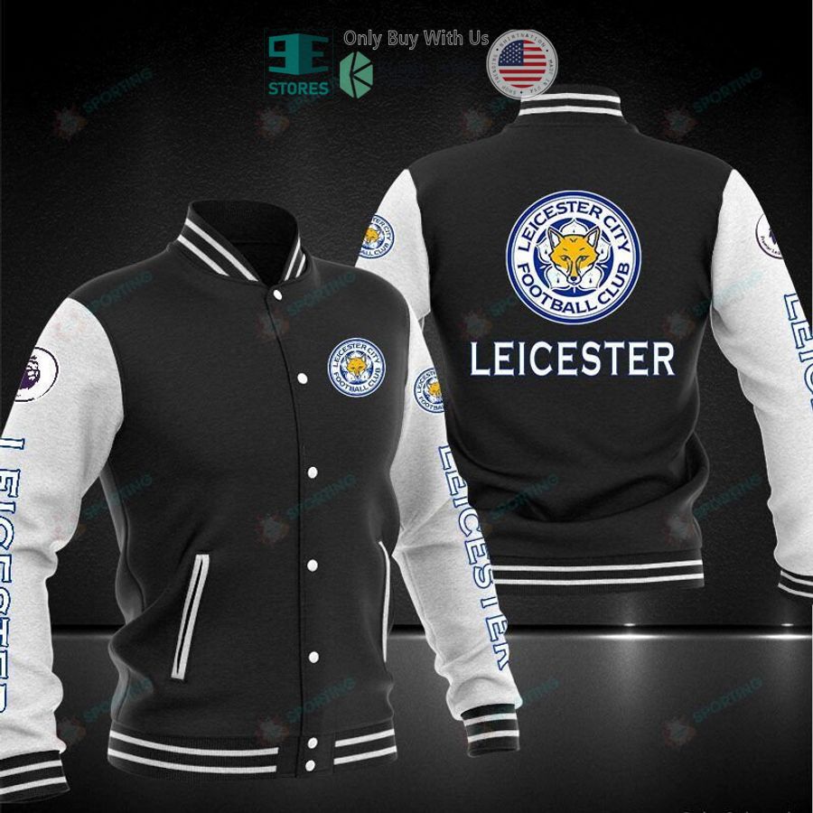 NEW Leicester City Varsity Jacket 3 leicester city baseball jacket 3 19979