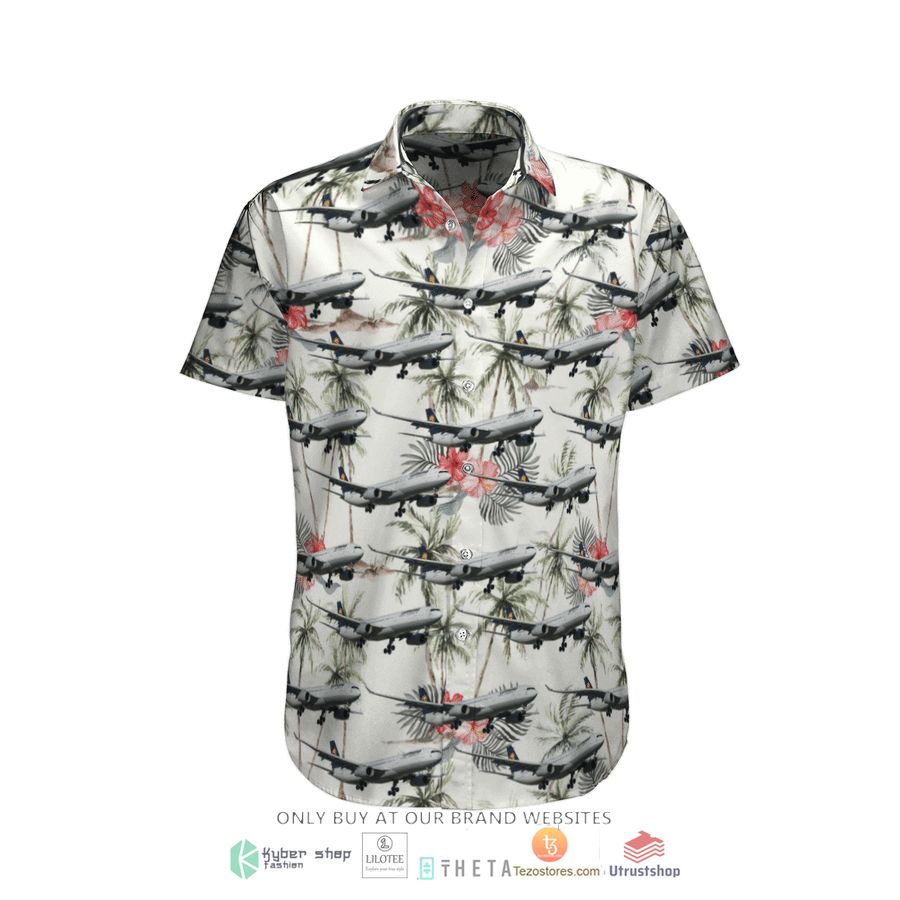 lufthansa airbus a330 300 coconut short sleeve hawaiian shirt 1 97395