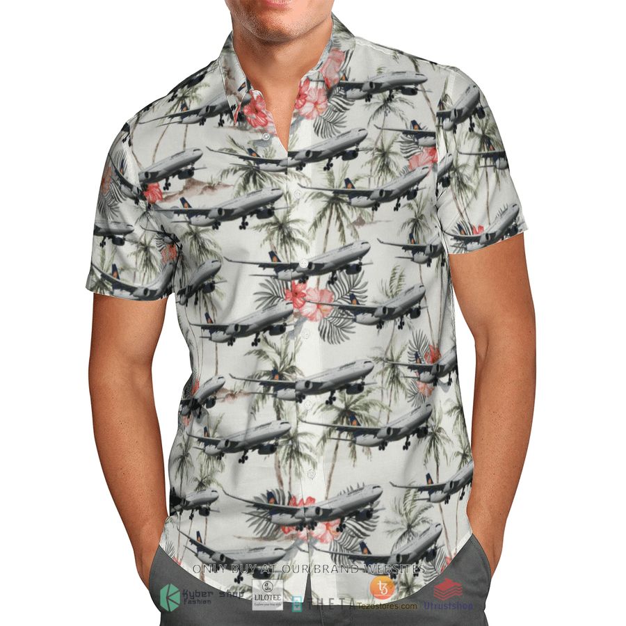 BEST Lufthansa Airbus A330-300 Coconut Hawaiian Shirt 3 lufthansa airbus a330 300 coconut short sleeve hawaiian shirt 3 85552
