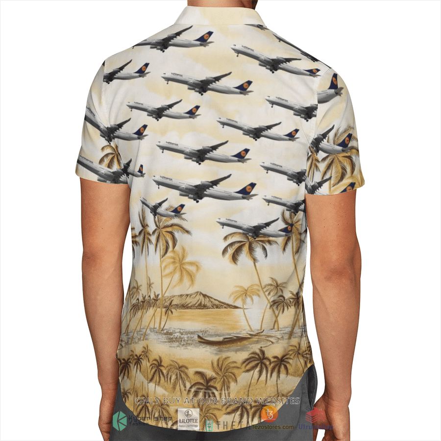 BEST Lufthansa Airbus A340-300 Hawaiian Shirt 6 lufthansa airbus a340 300 short sleeve hawaiian shirt 6 38726