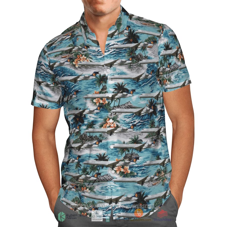 BEST Lufthansa Bombardier CRJ900 Hawaiian Shirt 4 lufthansa bombardier crj900 short sleeve hawaiian shirt 4 97382