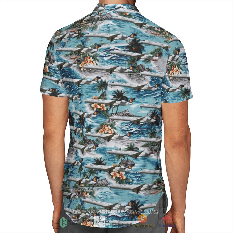 BEST Lufthansa Bombardier CRJ900 Hawaiian Shirt 5 lufthansa bombardier crj900 short sleeve hawaiian shirt 5 91198