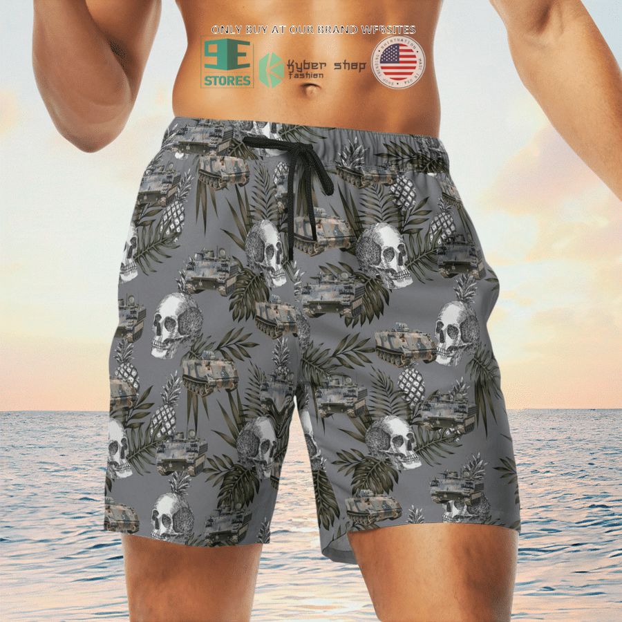 NEW M113 Australian Army Skull Hawaii Shirt, Shorts 12 m113 australian army skull hawaiian shirt shorts 12 70080