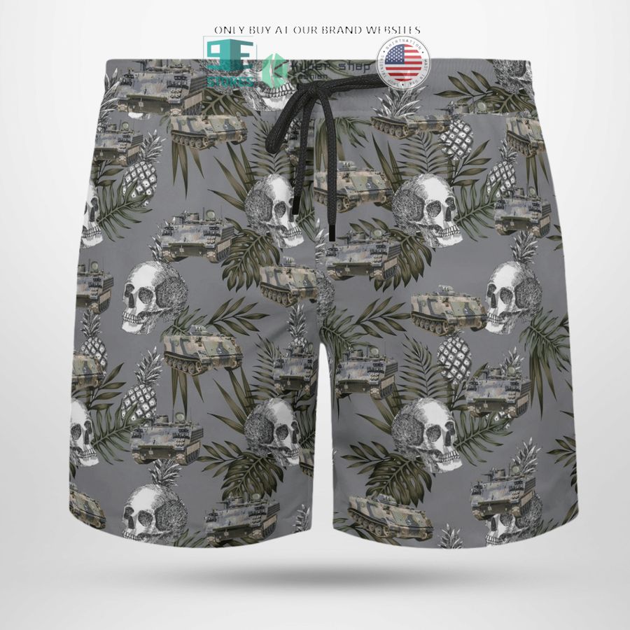NEW M113 Australian Army Skull Hawaii Shirt, Shorts 18 m113 australian army skull hawaiian shirt shorts 18 83431