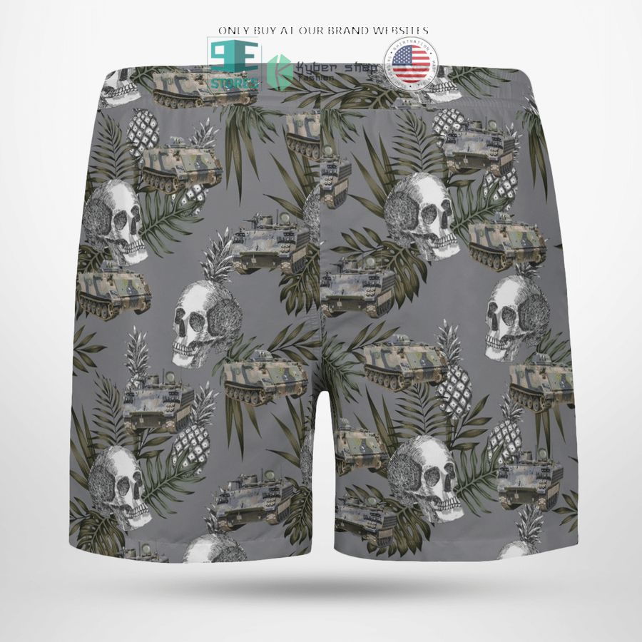NEW M113 Australian Army Skull Hawaii Shirt, Shorts 7 m113 australian army skull hawaiian shirt shorts 7 97318