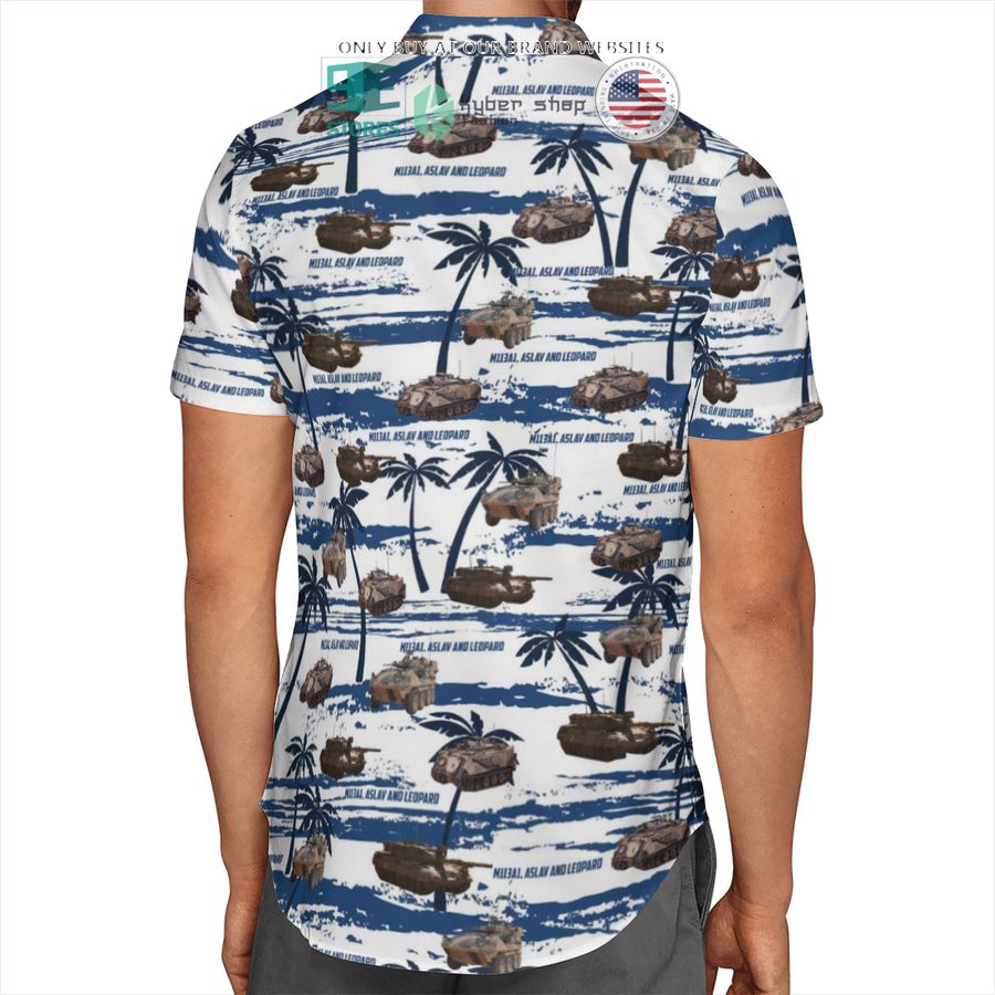 NEW M113A1 ASLAV and Leopard Australian Army white Hawaii Shirt, Shorts 6 m113a1 aslav and leopard australian army white hawaiian shirt shorts 6 10752