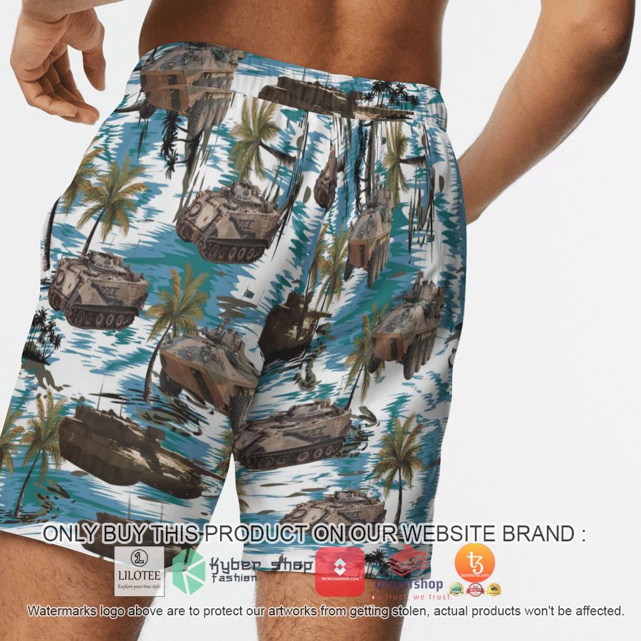 HOT M113A1, ASLAV and Leopard Hawaiian Shirt, Shorts 12 m113a1 aslav and leopard hawaiian shirt beach shorts 12 66300