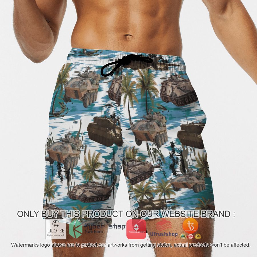 HOT M113A1, ASLAV and Leopard Hawaiian Shirt, Shorts 13 m113a1 aslav and leopard hawaiian shirt beach shorts 13 35017