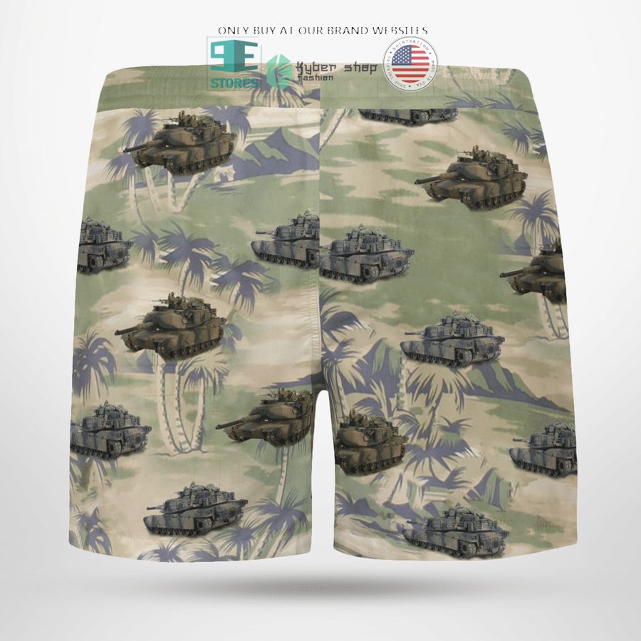 NEW M1A1 Abram's Australian Army green Hawaii Shirt, Shorts 8 m1a1 abrams australian army green hawaiian shirt shorts 8 26095