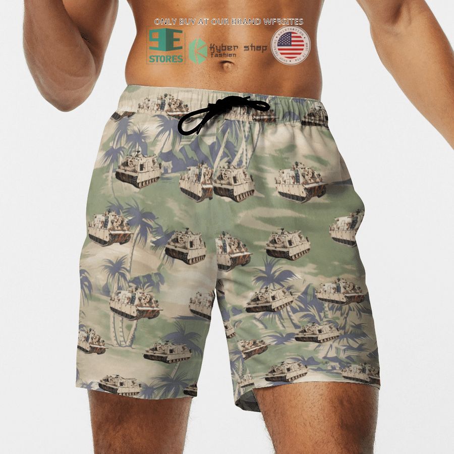 NEW M88A2 Hercules Australian Army green Hawaii Shirt, Shorts 13 m88a2 hercules australian army green hawaiian shirt shorts 13 53226