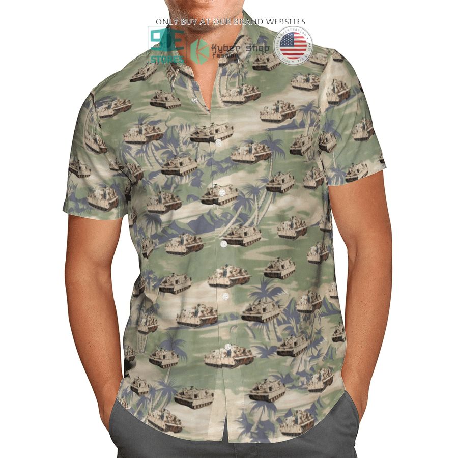 NEW M88A2 Hercules Australian Army green Hawaii Shirt, Shorts 3 m88a2 hercules australian army green hawaiian shirt shorts 3 52564