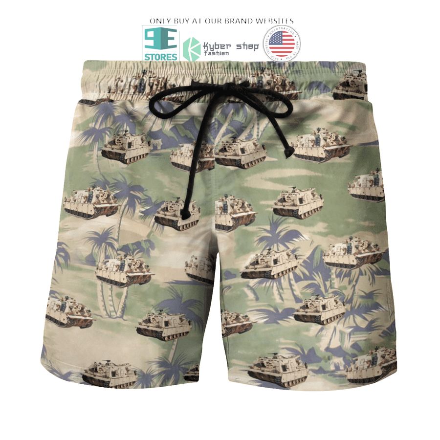 NEW M88A2 Hercules Australian Army green Hawaii Shirt, Shorts 7 m88a2 hercules australian army green hawaiian shirt shorts 7 61256