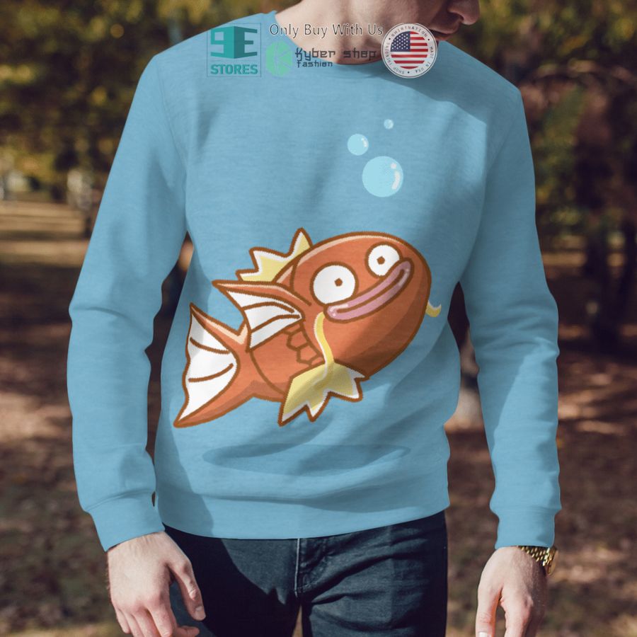 NEW Magikarp Blue Pastel Sweatshirt 3 magikarp blue pastel sweatshirt sweater 3 60971