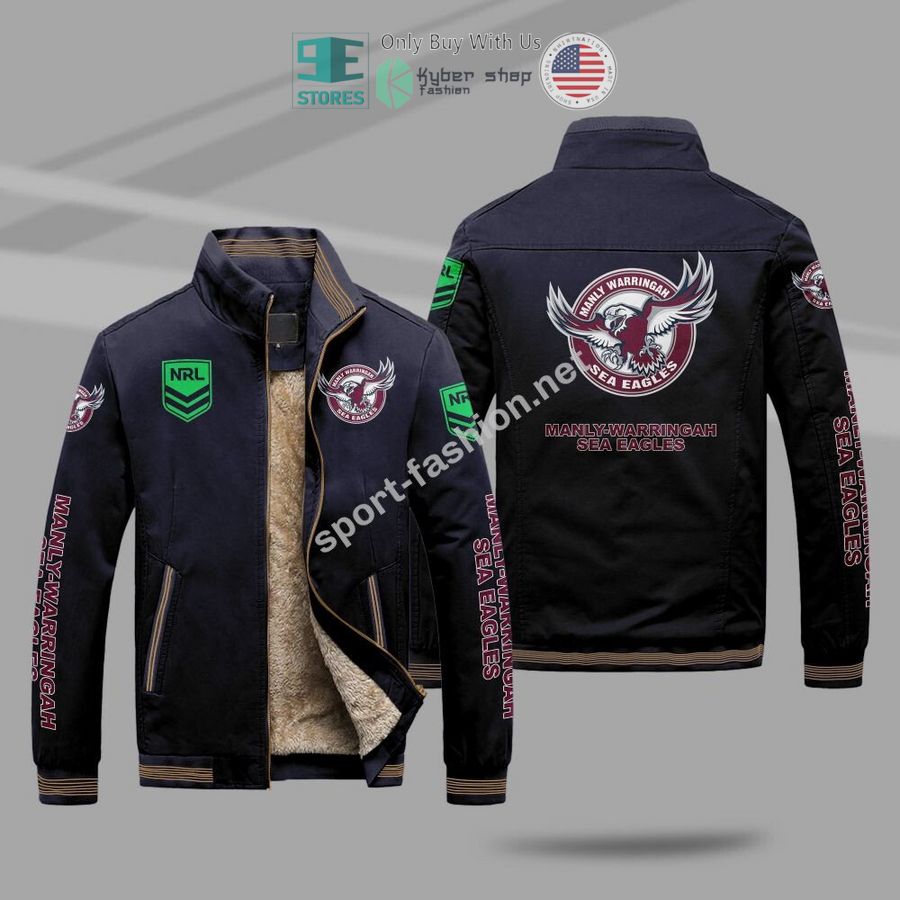 NEW Manly Warringah Sea Eagles Winter Plush Mountainskin Jacket 3 manly warringah sea eagles mountainskin jacket 3 1634
