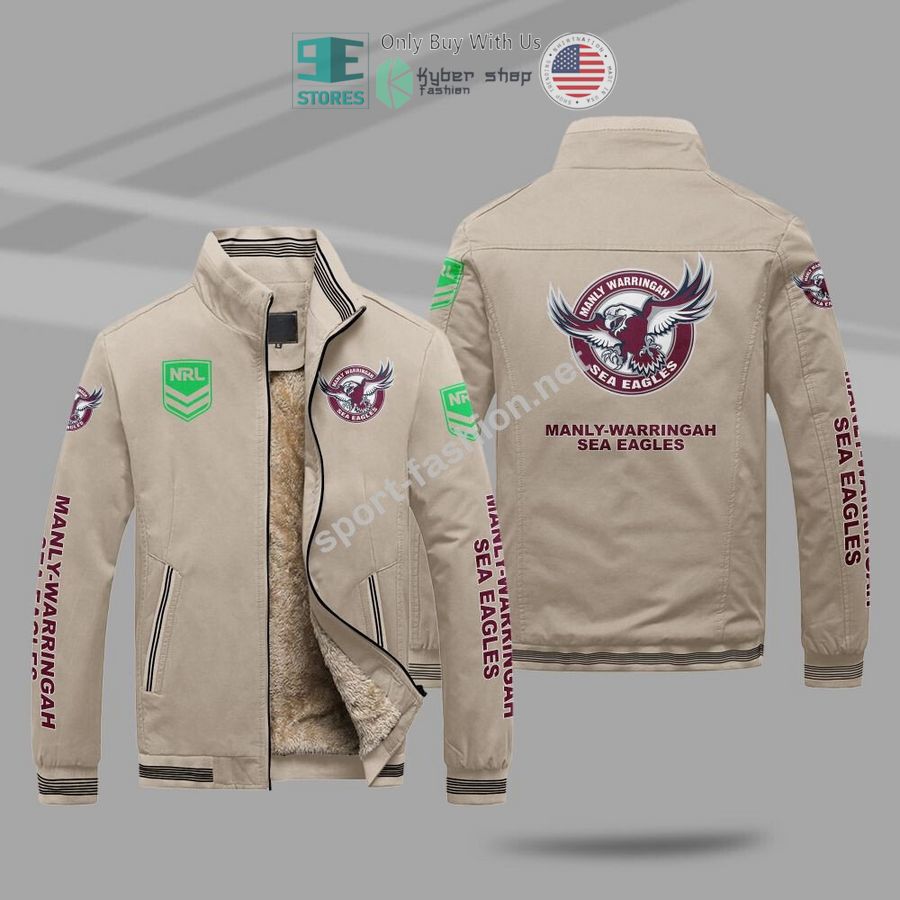 NEW Manly Warringah Sea Eagles Winter Plush Mountainskin Jacket 5 manly warringah sea eagles mountainskin jacket 5 90173