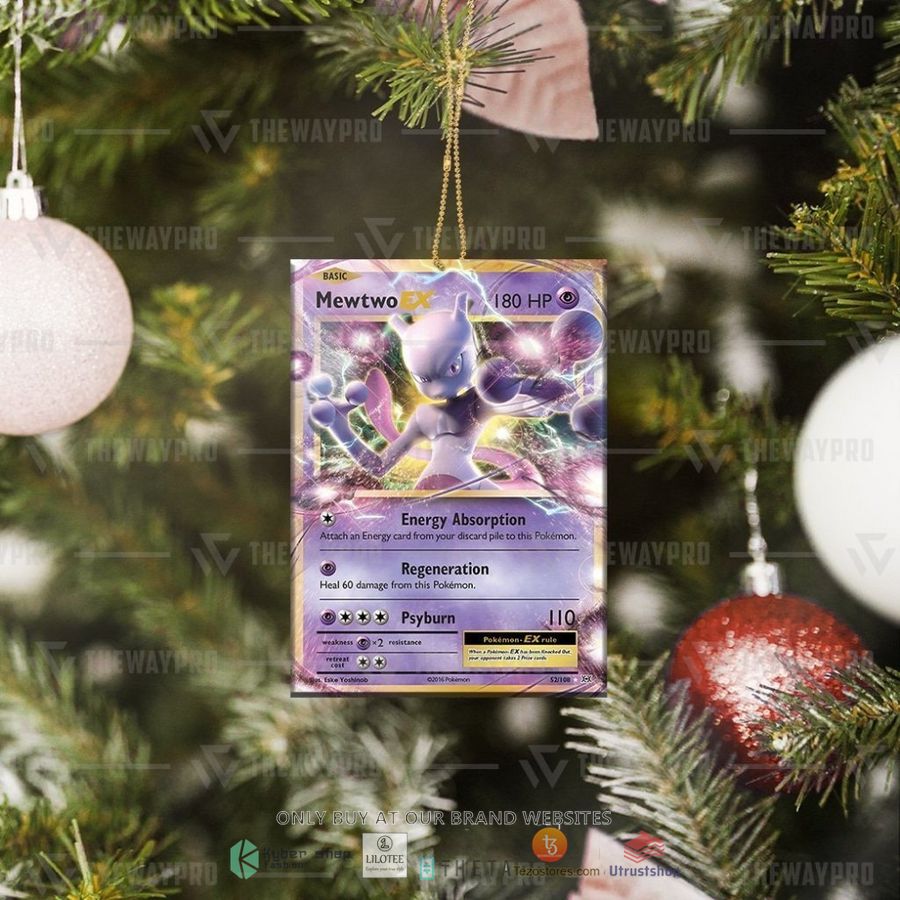 mewtwo ex evolutions christmas ornament 2 56571