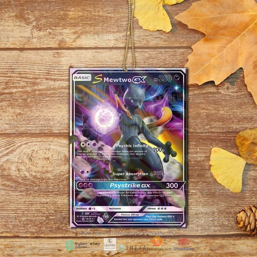 BEST Mewtwo Gx Shadow Christmas Ornament 3 mewtwo gx shadow christmas ornament 3 67831