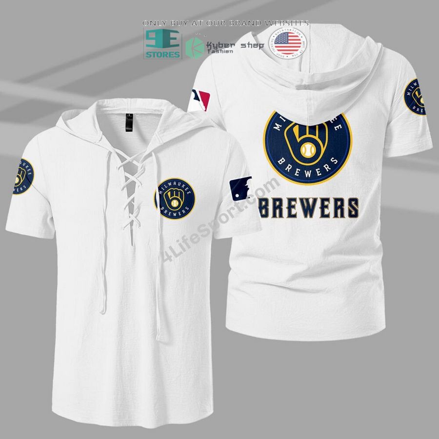 NEW Milwaukee Brewers Men Drawstring Shirt 5 milwaukee brewers drawstring shirt 5 27323