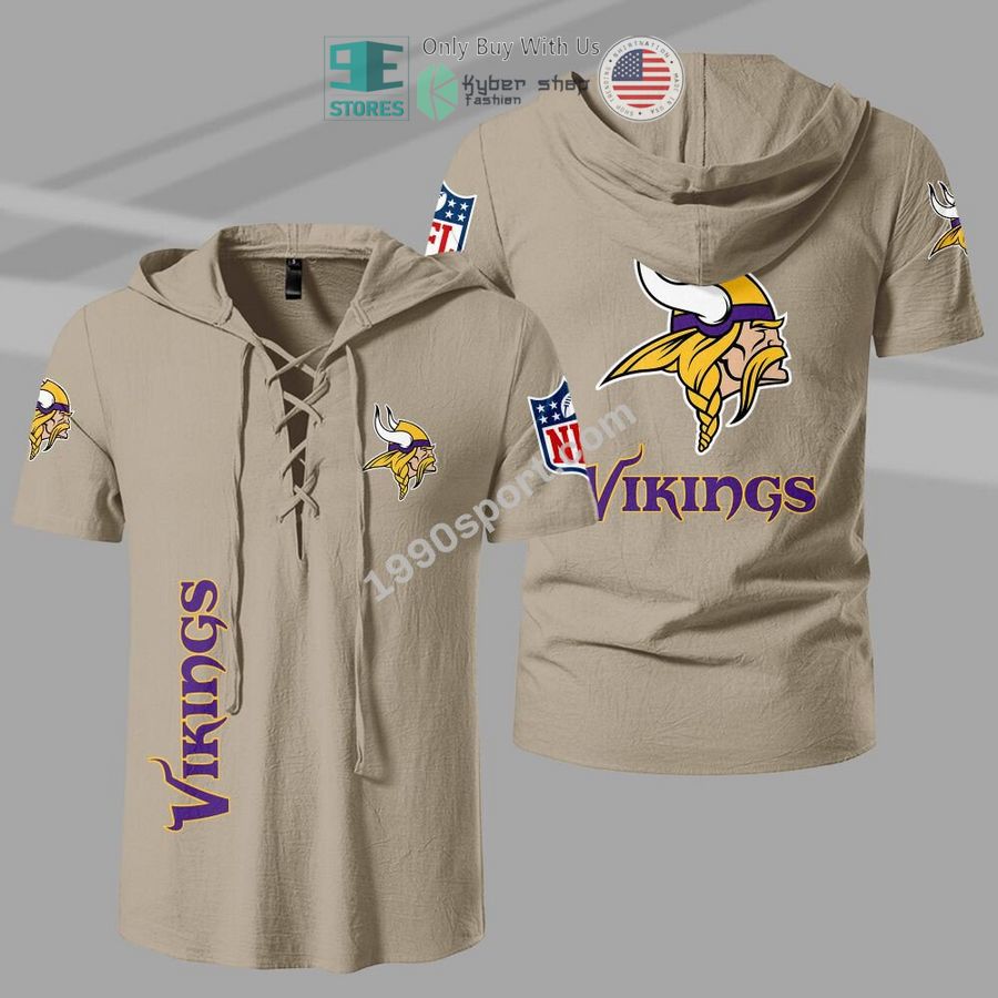 NEW Minnesota Vikings NFL Men Drawstring Shirt 3 minnesota vikings nfl drawstring shirt 3 9030
