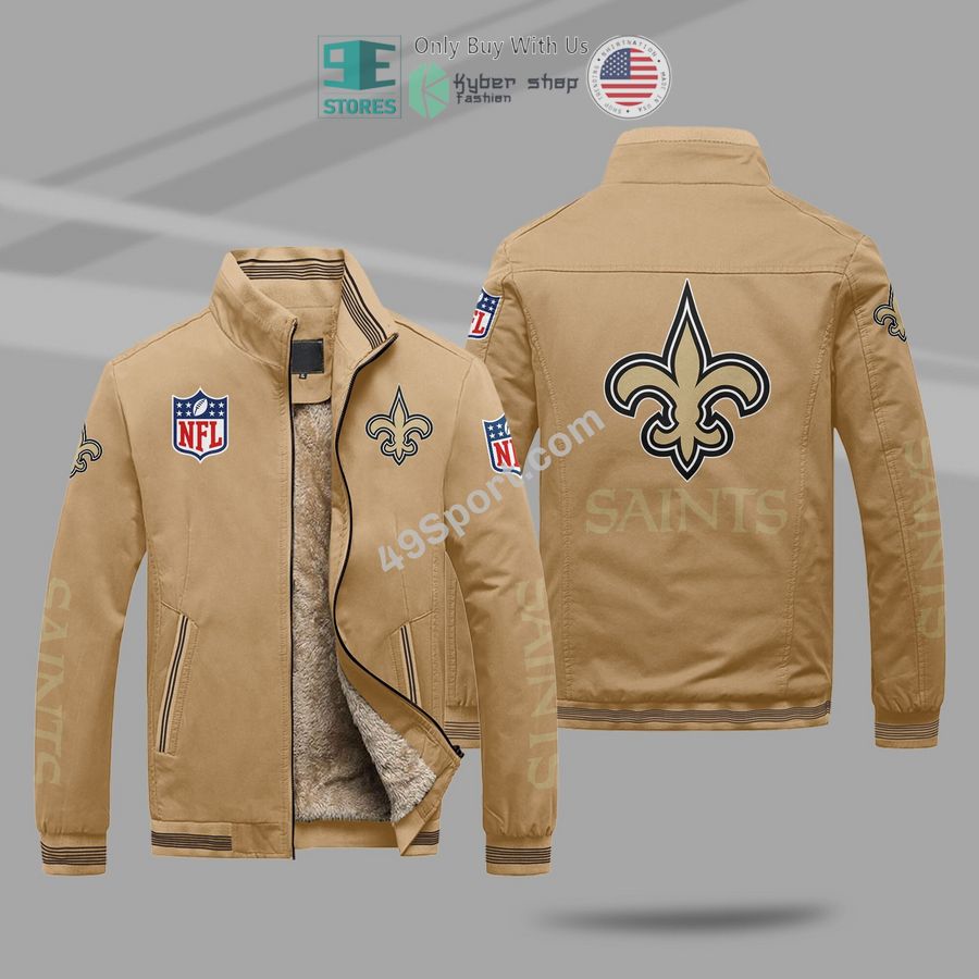 NEW New Orleans Saints Winter Plush Mountainskin Jacket 4 new orleans saints mountainskin jacket 4 19812