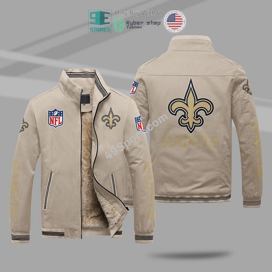NEW New Orleans Saints Winter Plush Mountainskin Jacket 5 new orleans saints mountainskin jacket 5 93963