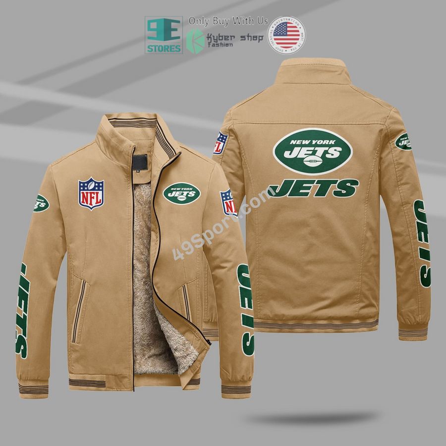 NEW New York Jets Winter Plush Mountainskin Jacket 4 new york jets mountainskin jacket 4 12391