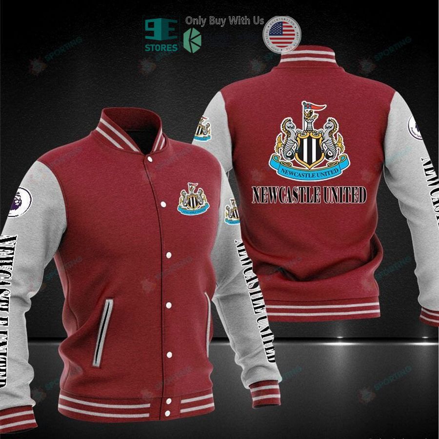 NEW Newcastle United Varsity Jacket 4 newcastle united baseball jacket 4 83651