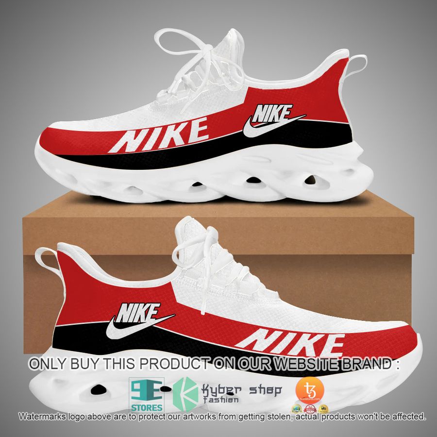 NEW Nike logo white red Max Soul Sneaker 2 nike logo white red max soul shoes 2 92408