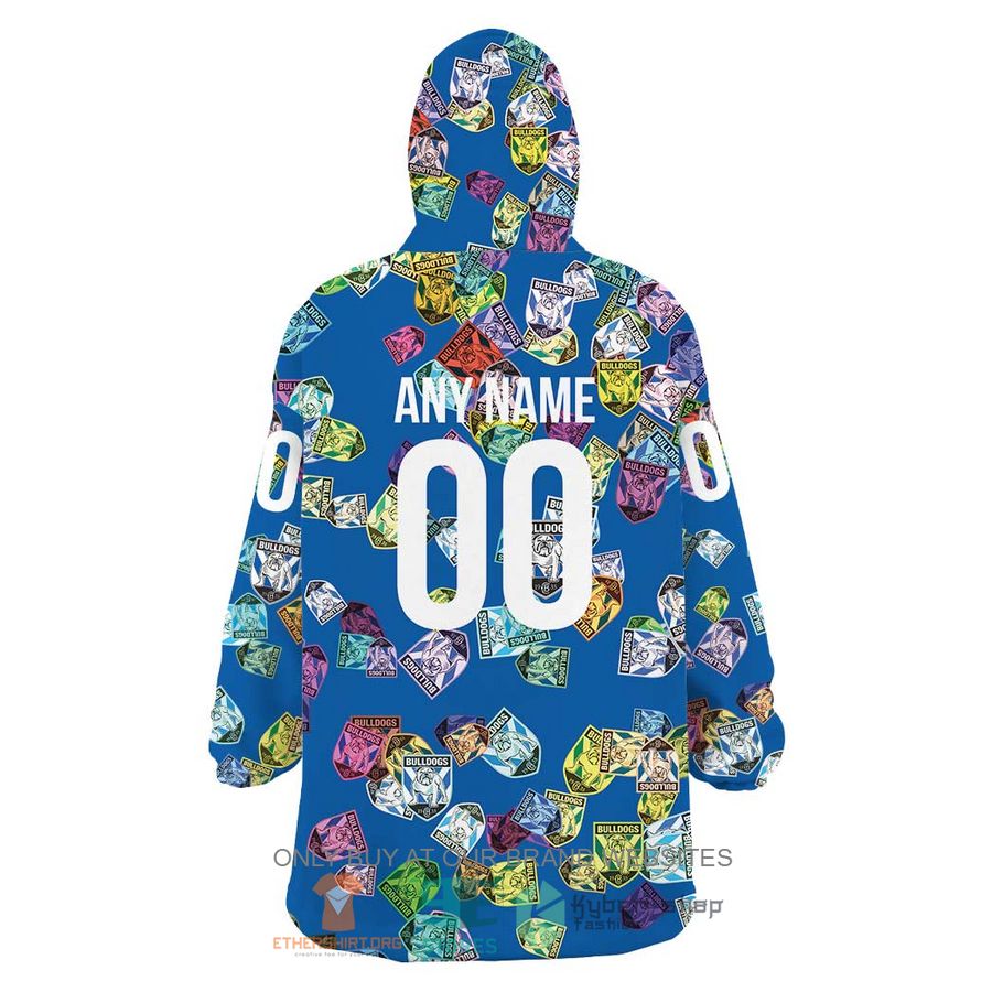 HOT NRL Canterbury Bankstown Bulldogs Personalized Sherpa Hoodie Blanket 5 nrl canterbury bankstown bulldogs personalized fleece hoodie blanket 5 73587