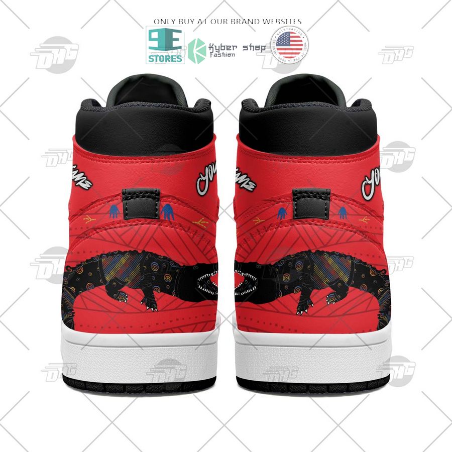 NEW Gold Coast Suns Indigenous Custom Name Air Jordan 1 Sneaker 5 personalized afl gold coast suns indigenous air jordan high top shoes 5 25790