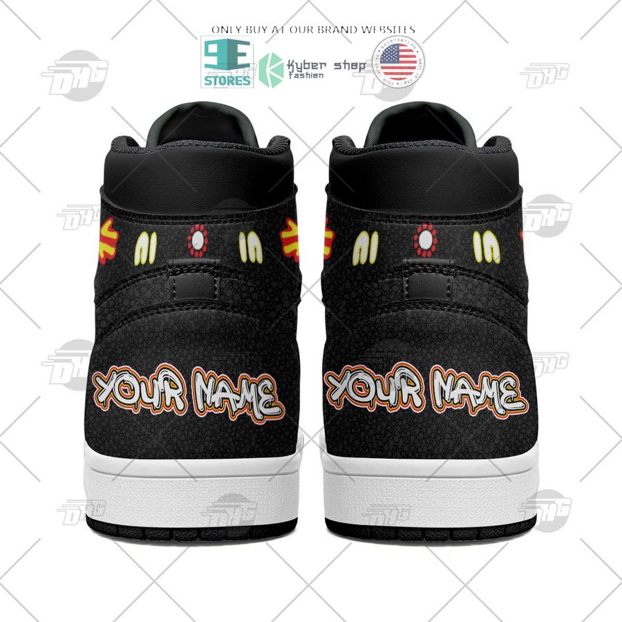 NEW Richmond Tigers Indigenous Custom Name Air Jordan 1 Sneaker 6 personalized afl richmond tigers indigenous air jordan high top shoes 6 43795