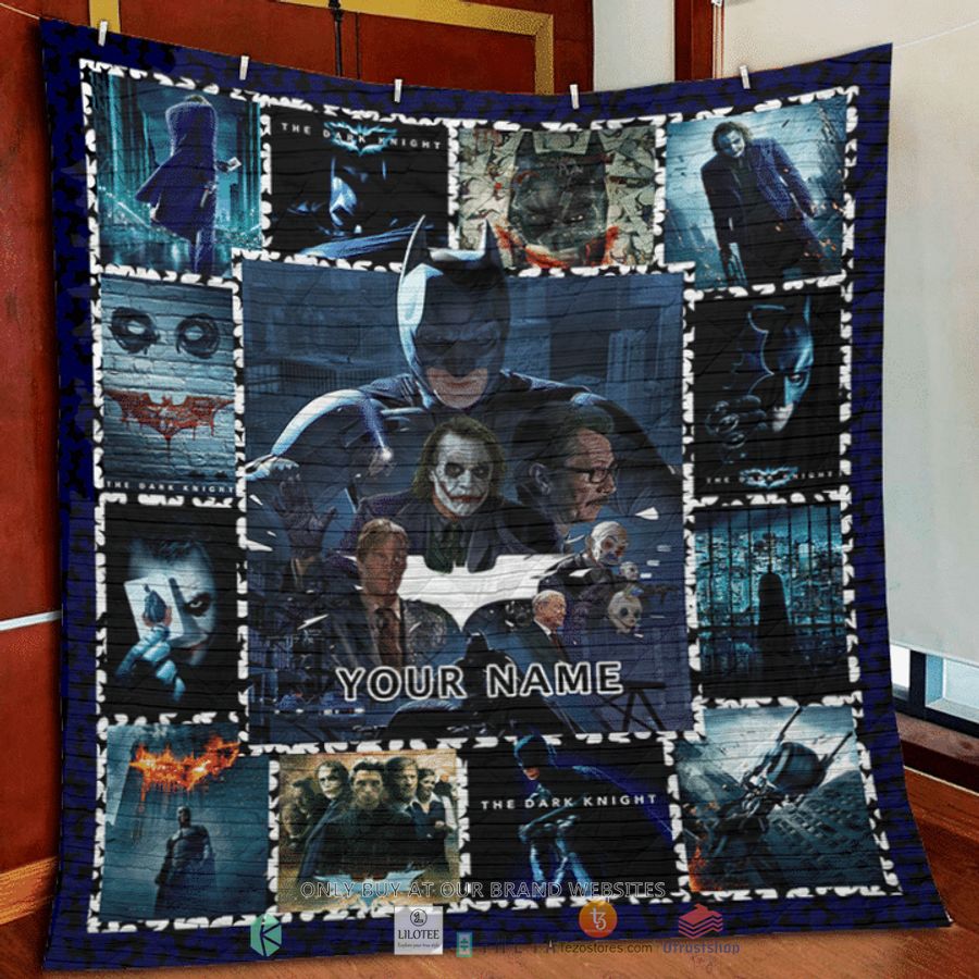 BEST Personalized Batman Joker The Dark Night Quilt 3 personalized batman joker the dark night quilt 3 94382