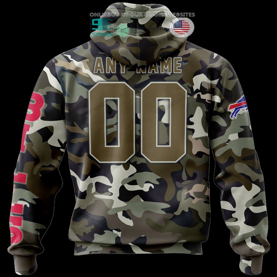 NEW Buffalo Bills Skull Camo Custom Name Hoodie, Shirt 4 personalized buffalo bills skull camo 3d shirt hoodie 4 8660