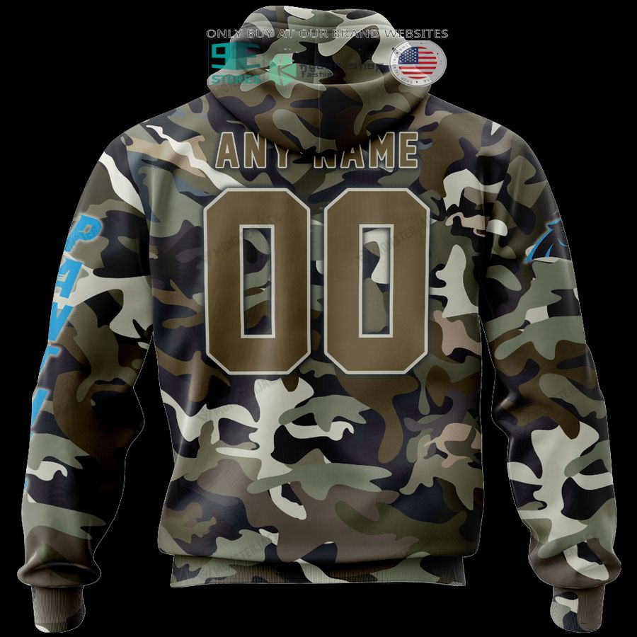 NEW Carolina Panthers Skull Camo Custom Name Hoodie, Shirt 4 personalized carolina panthers skull camo 3d shirt hoodie 4 16765