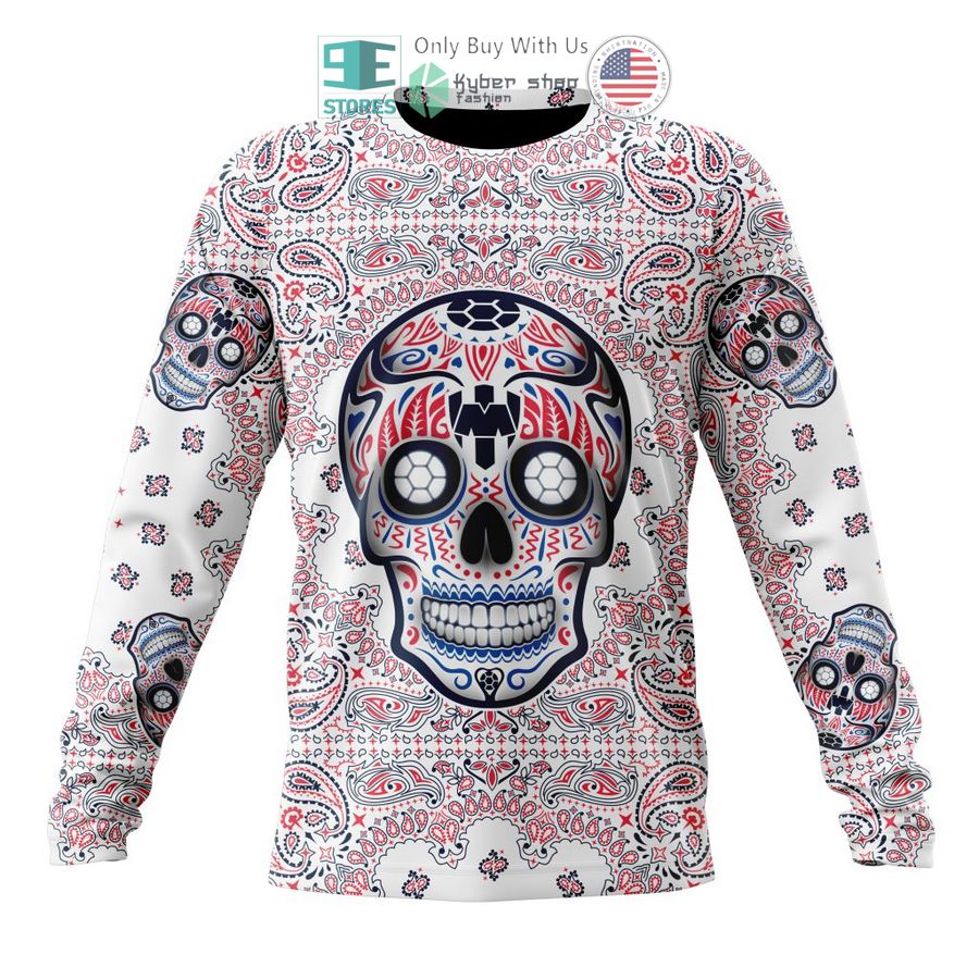 NEW Personalized CF Monterrey Sugar Skull Dia De Muertos 3D Hoodie, Shirt 6 personalized cf monterrey sugar skull dia de muertos 3d shirt hoodie 6 9612