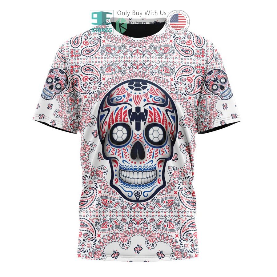 NEW Personalized CF Monterrey Sugar Skull Dia De Muertos 3D Hoodie, Shirt 8 personalized cf monterrey sugar skull dia de muertos 3d shirt hoodie 8 16609